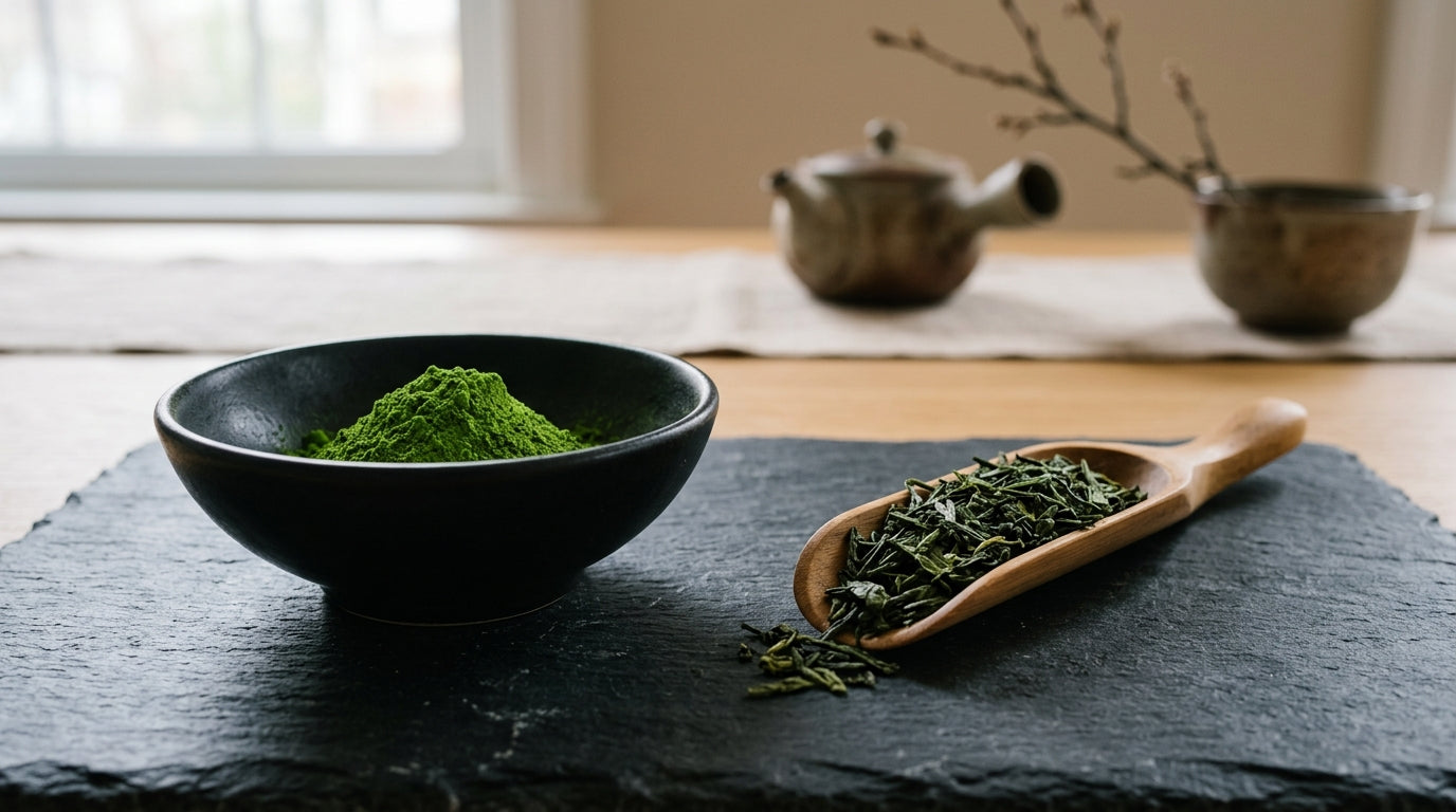 Ceremonial Matcha vs. Regular Green Tea: Processing, Grade & Health Benefits