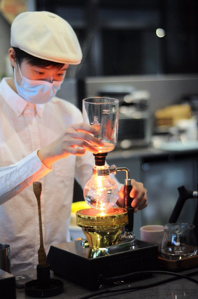 Angie Lin Syphon Coffee Brewing